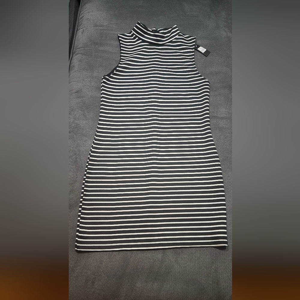 Stylish Black and White Striped Top